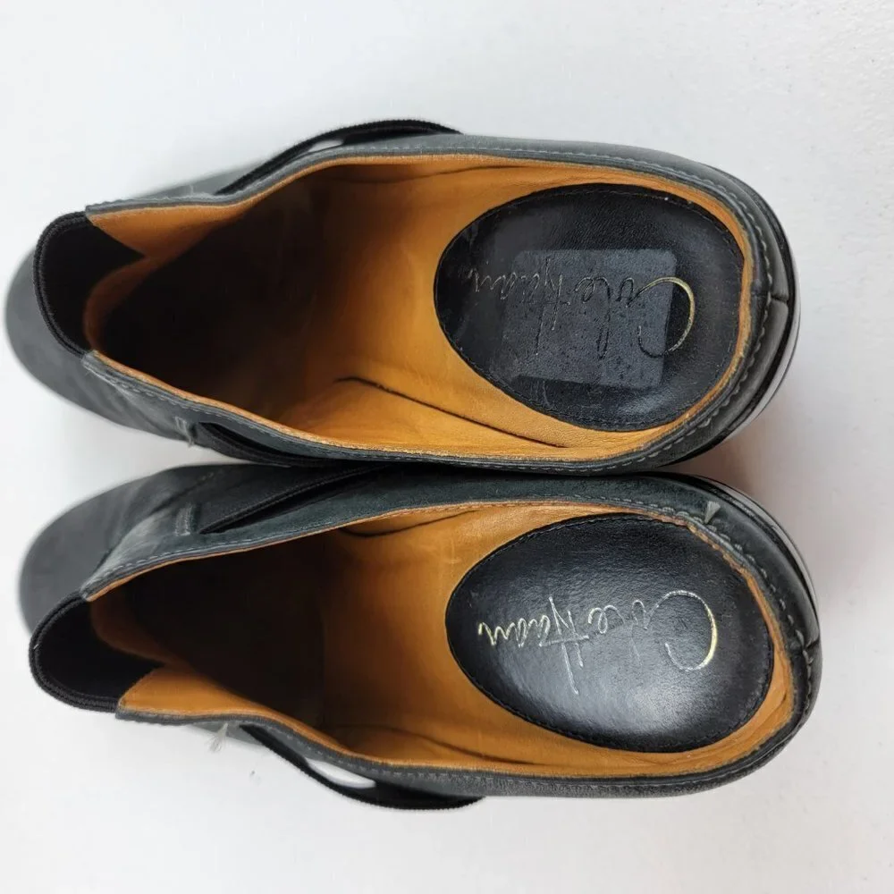 Cole Haan Air Sara Clogs Black Suede Patform Mules Women's Size 9.5 B - Picture 5 of 11